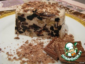 Рецепт Десерт из чернослива и ореха