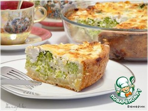 Рецепт Киш с брокколи и сыром Фета