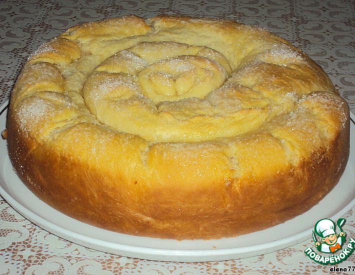 Рецепт: Пряный пирог-рулет "Заморская диковина"