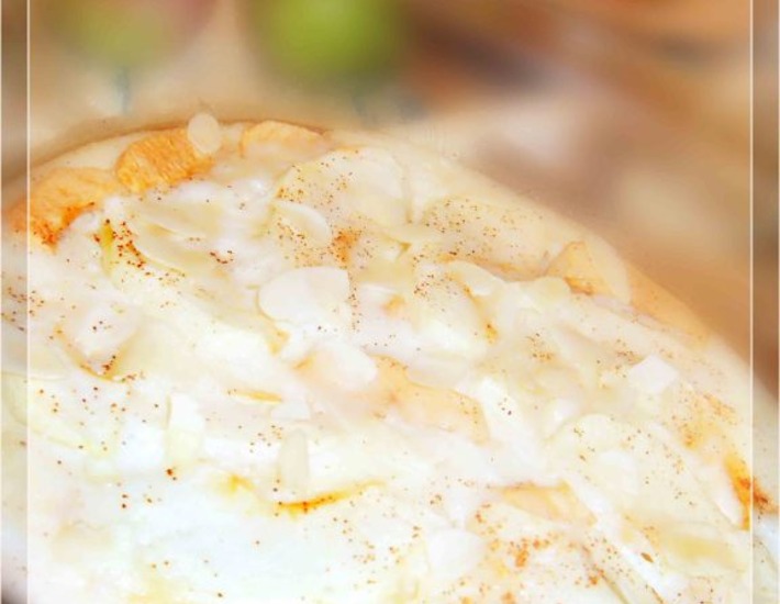 Рецепт: Ленивый пирог Флонярд с яблоками