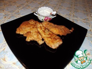 Рецепт Жареное куриное филе в панировке