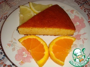Рецепт Миндально-апельсиновый пирог на меду без муки и сахара