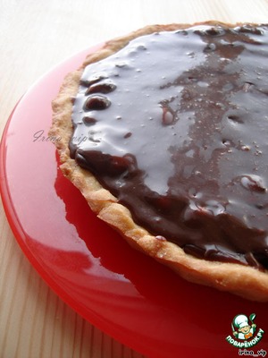Рецепт Песочный пирог с ореховой ириской и шоколадом