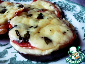 Рецепт Баклажаны, запечённые с томатами, под сыром