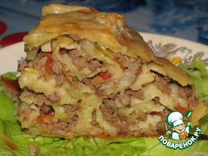 Рецепт Мясной пирог по-турецки