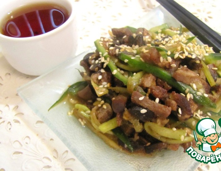 Рецепт: Китайский салат По-домашнему
