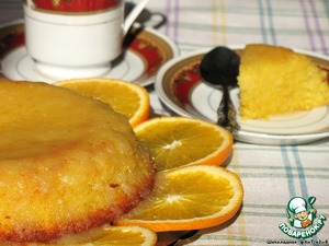 Рецепт Сочный апельсиновый пирог