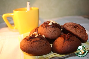 Рецепт Шоколадное печенье с начинкой