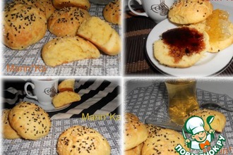 Рецепт: Пресные булочки к завтраку