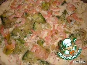 Рецепт киша с креветками и брокколи с фото и пошаговым описанием приготовления блюда
