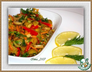 Салат из грибов с оливками – кулинарный рецепт