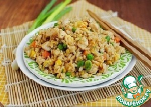 Рецепт Кисло-сладкий рис с беконом