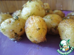 Рецепт Молодой жареный картофель