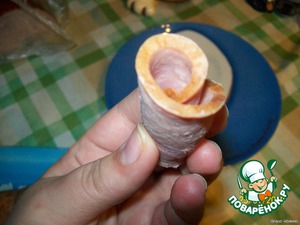 Колбасные "розочки" - пошаговый рецепт с фото на Повар.ру