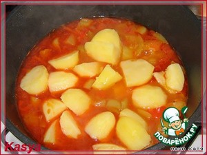 Рецепт приготовления рагу овощного с мясом индейки