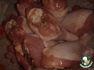 Куриные ножки со сметаной и сыром - 7 пошаговых фото в рецепте