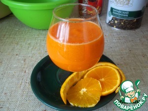 Рецепт Напиток морковно-апельсиновый