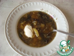 Рецепт Суп из сушёных грибов