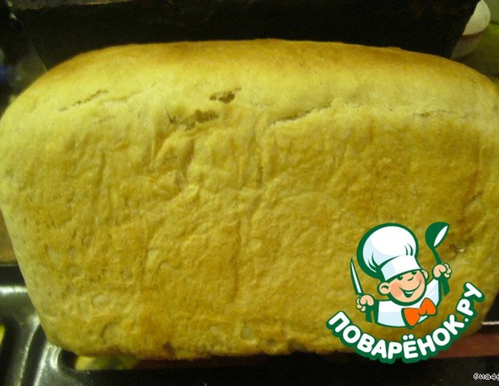 Рецепт: Американский бутербродный хлеб