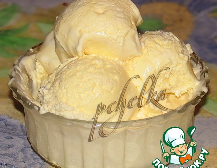 Рецепт: Мороженое Крем-брюле