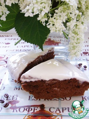 Рецепт Шоколадно-кофейный пирог с кремом