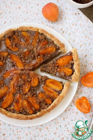 Рецепт Летний пирог из абрикосов с фланом