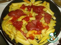    -/Patatas fritas de gallina 