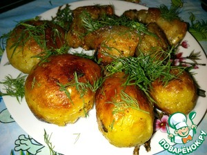 Рецепт Жареный молодой картофель со свининой