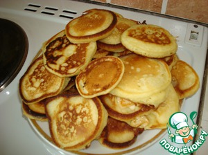 Оладьи на простокваше с яблоками — рецепт с фото пошагово