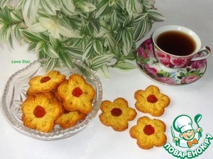 Рецепт Цитрусовое печенье "Цветочки"