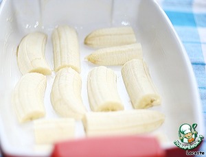 Рецепт Творожник с белым шоколадом и бананом