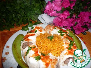 Рецепт Кебаб "Сарма бейти"