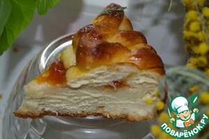 Рецепт Пирог со сливочным сыром и вареньем