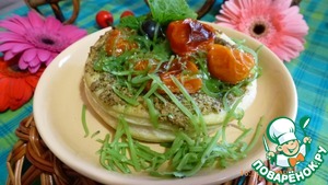 Рецепт Закусочка с помидорами черри и пикантным соусом
