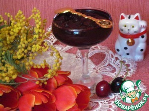 Рецепт Шоколадно-вишневый соус "Для милых дам "