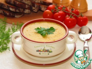 Рецепт Турецкий суп "Мерджимек чорбасы" из красной чечевицы с грибами