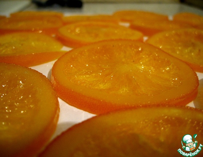 Рецепт: Карамелизированные апельсины