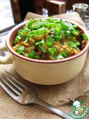 Рецепт Постные ленивые голубцы с сушеными грибами