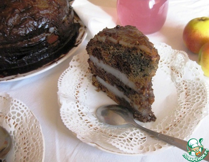 Рецепт: Шоколадный торт с маком