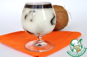 Рецепт Кофейные сердечки в кокосовом желе