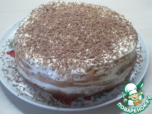 Рецепт Медовый сметанный торт