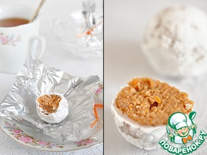 Рецепт Постные конфеты из белой фасоли и сухофруктов