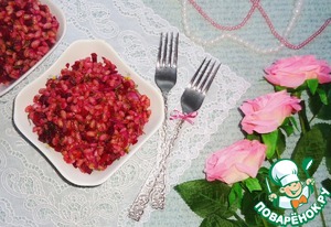 Рецепт Тёплый перловый салат с овощами "Розовый жемчуг"
