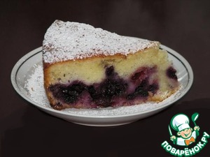 Рецепт Фруктово-ягодный пирог на кефире