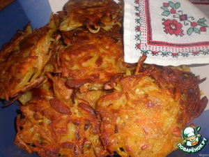 Украинские деруны с салом – кулинарный рецепт