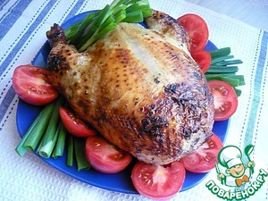 Рецепт Фаршированная курица без костей