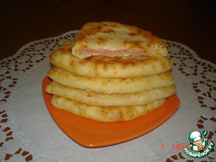Сырные лепешки на кефире на сковороде