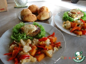 Рагу из тыквы с кабачком и цветной капустой — рецепт с фото пошагово