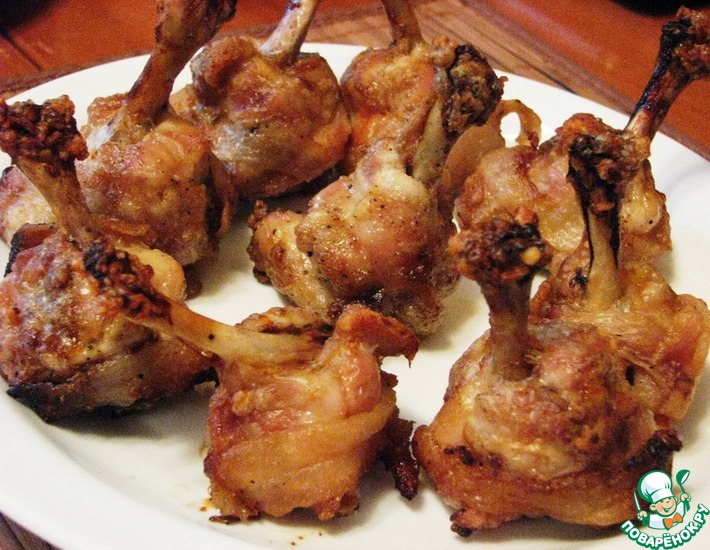 Рецепт: Куриные Чупа-чупсы