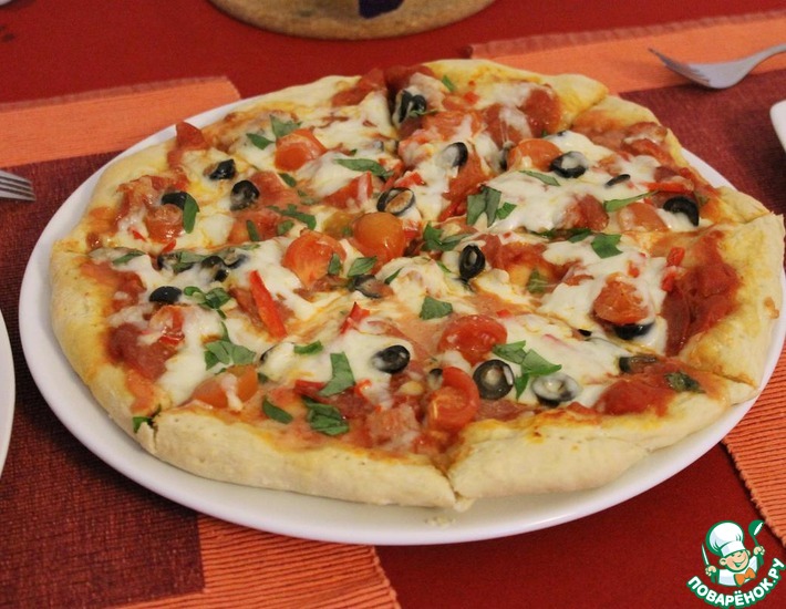 Пицца Пикантная с болгарским перцем и грибами: рецепты и секреты приготовления